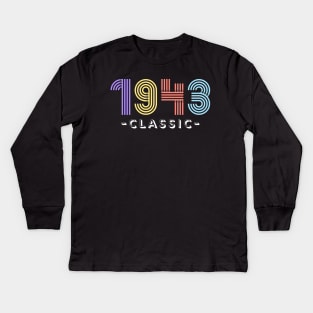 1943 Classic Kids Long Sleeve T-Shirt